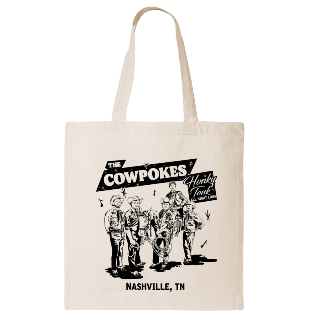 The Cowpokes Natural Photo w/ Horse Tote Bag