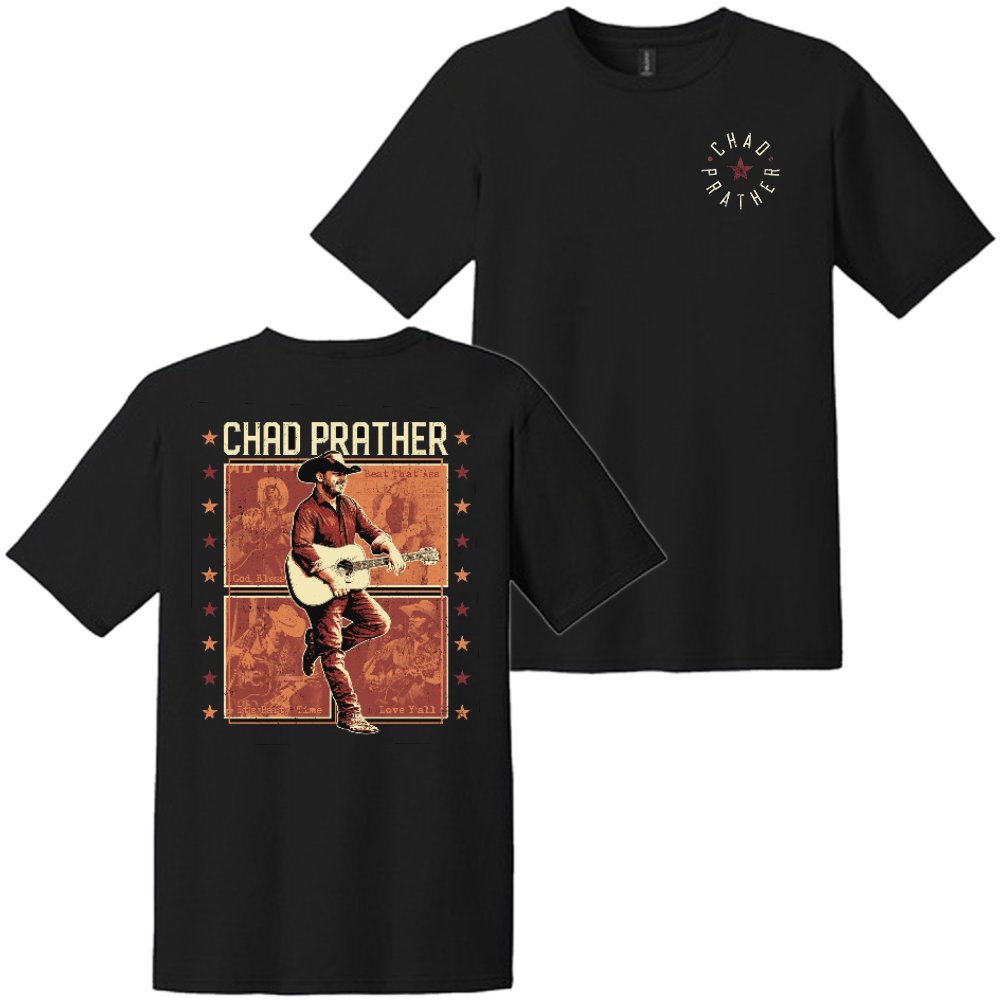 Chad Prather Black Poster Tee