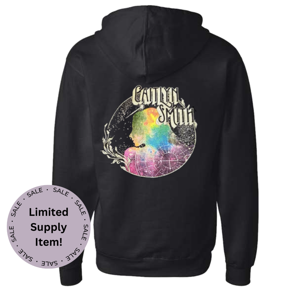 Caitlyn Smith Black Zip Up Hoodie