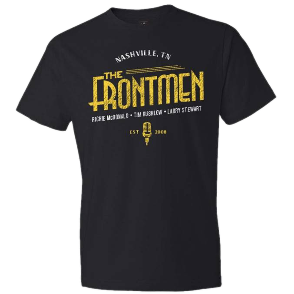 The Frontmen Black Vintage Tee