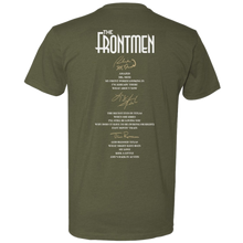Load image into Gallery viewer, The Frontmen 2026 Military Green Photo Tee
