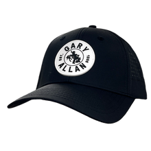 Load image into Gallery viewer, Gary Allan Black Golf Hat w/ Rubber Patch
