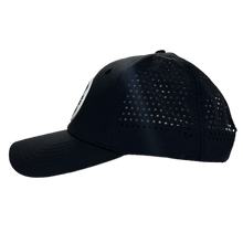 Load image into Gallery viewer, Gary Allan Black Golf Hat w/ Rubber Patch
