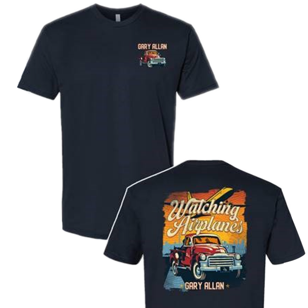Gary Allan Navy Watching Airplanes Tee