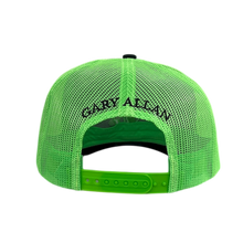Load image into Gallery viewer, Gary Allan Neon Green and Black Ballcap
