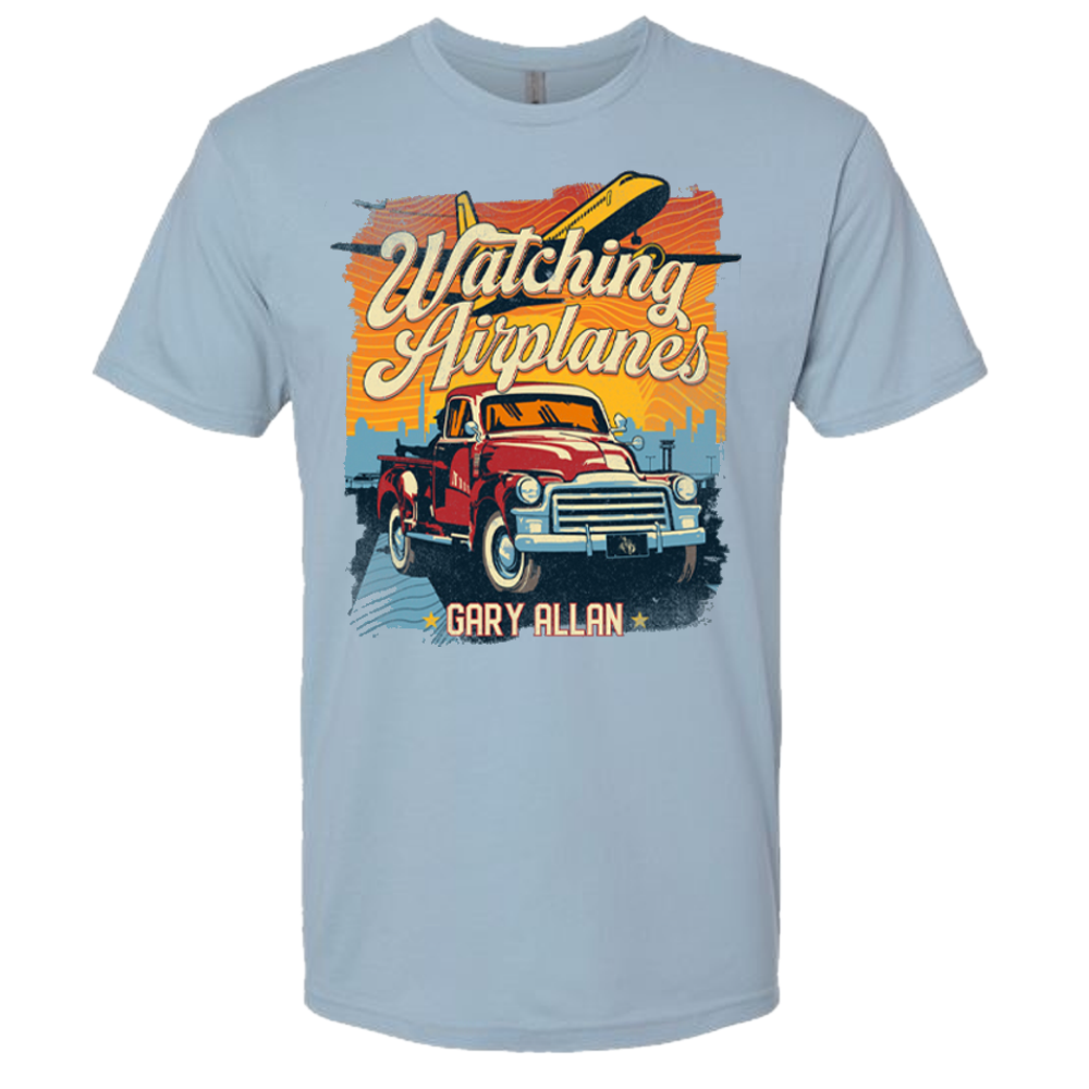 Gary Allan Blue Watching Airplanes Tee