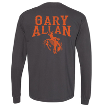 Load image into Gallery viewer, Gary Allan Long Sleeve Graphite Watching Airplanes Tee

