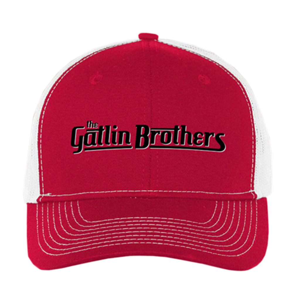 Gatlin Brothers Red and White Ballcap