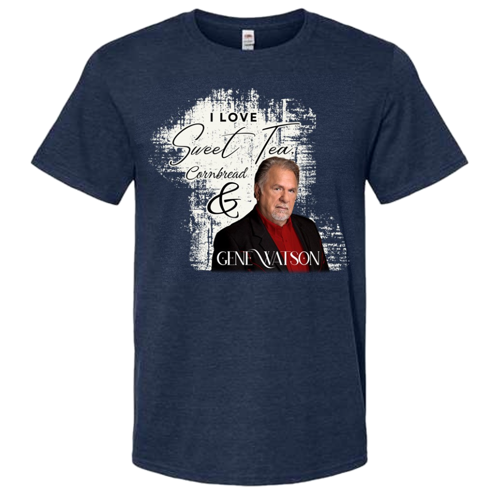 Gene Watson Heather Navy Tee – Richards and Southern