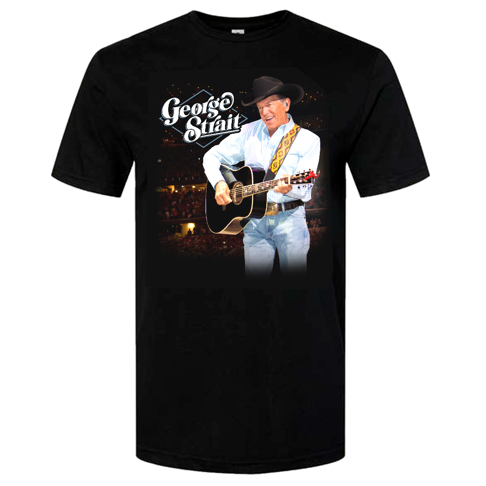 George Strait 2023 Black Photo Tour Tee