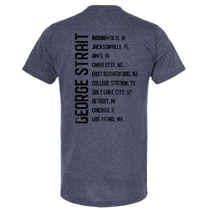 George Strait 2024 Heather Denim Silhouette Tee