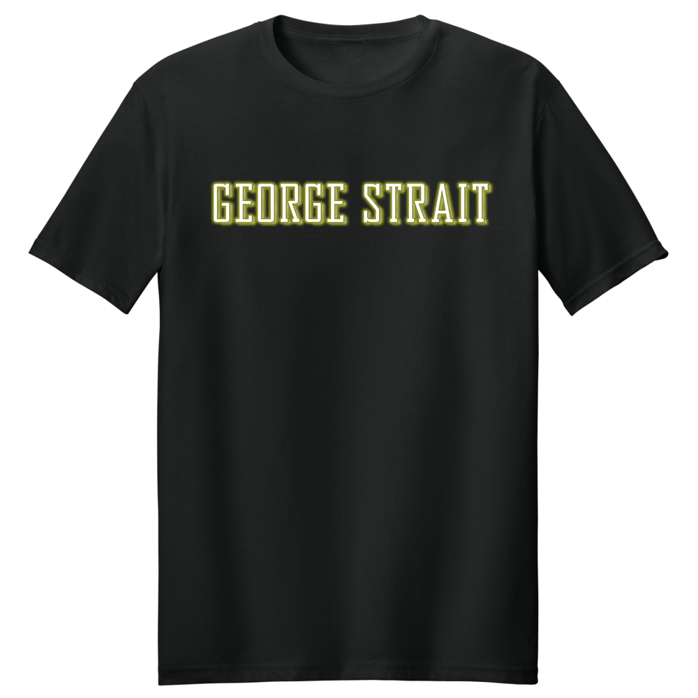 George Strait Best Day of My Life Black Tee