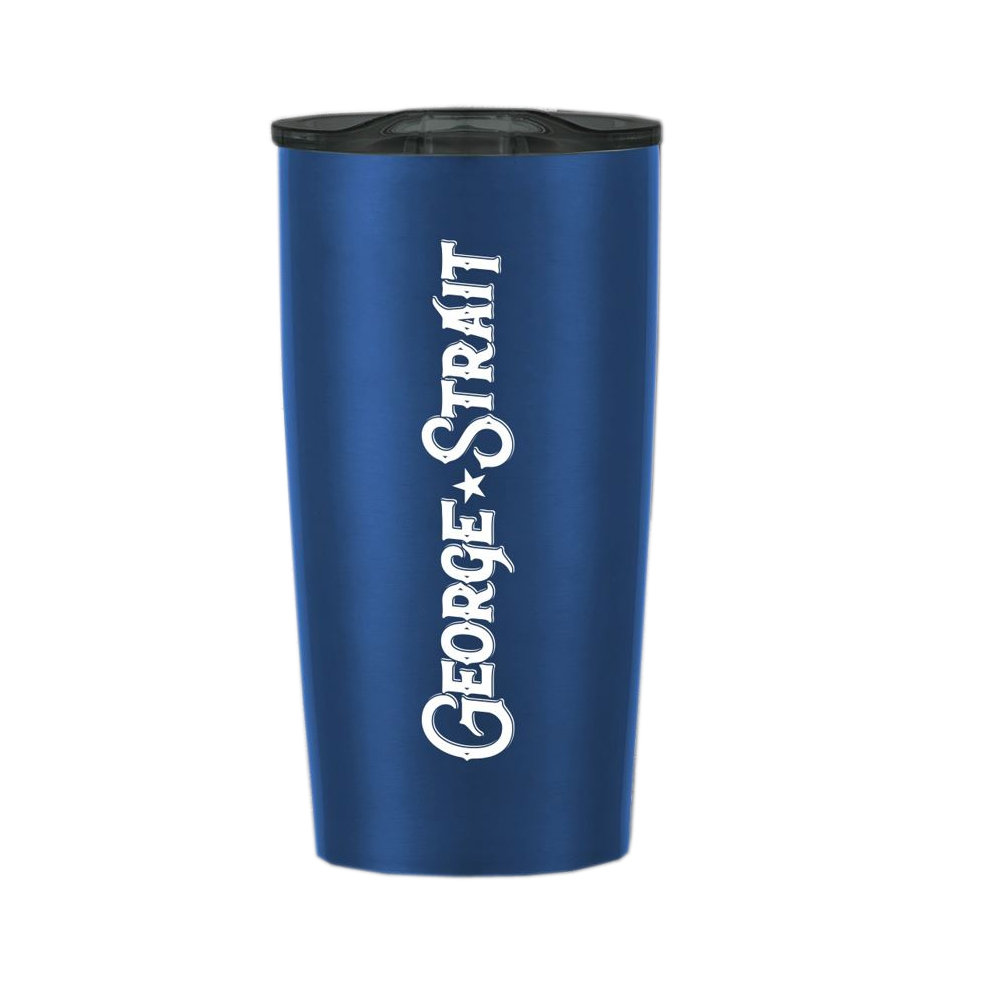 George Strait Blue 20 oz Tumbler