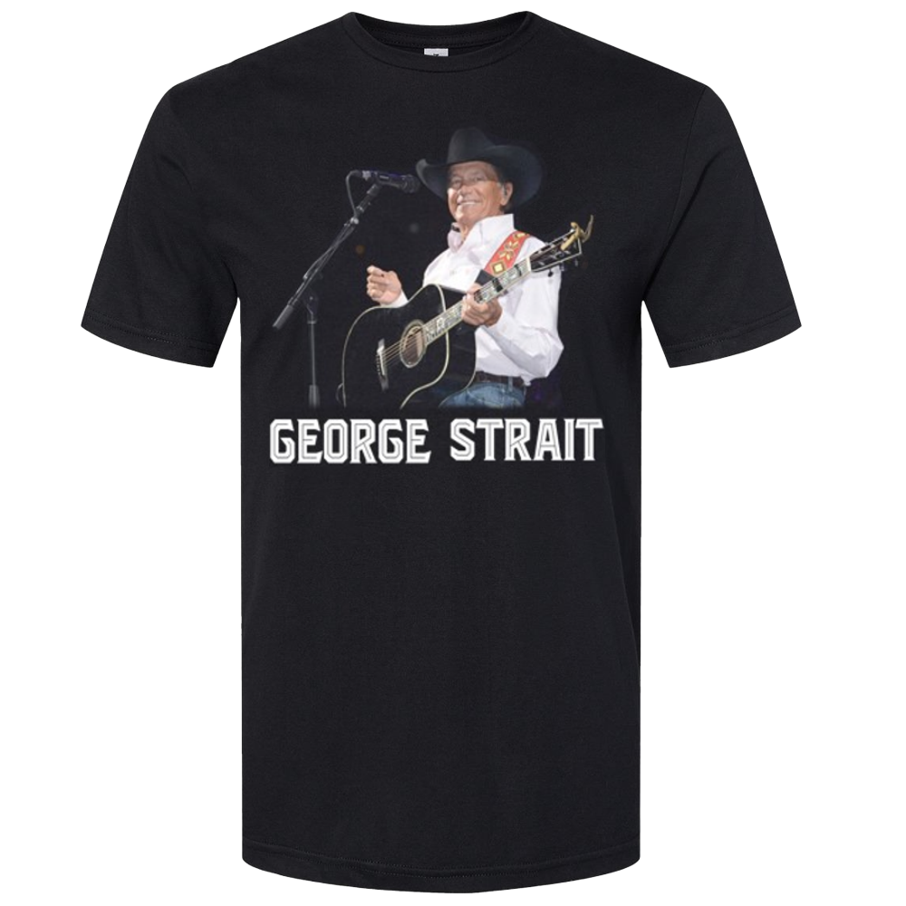 George Strait Black Codigo Tee