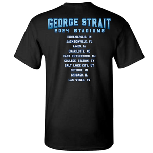 George Strait 2024 Black Photo Tour Tee