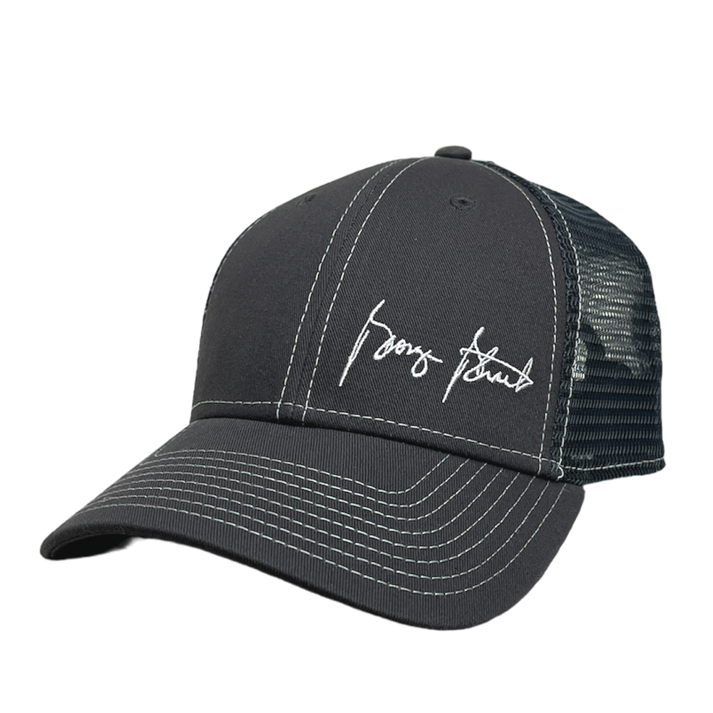 George Strait Grey Ballcap w/ Offset Logo