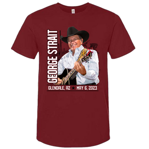 George Strait Red Glendale, Arizona Event Tee