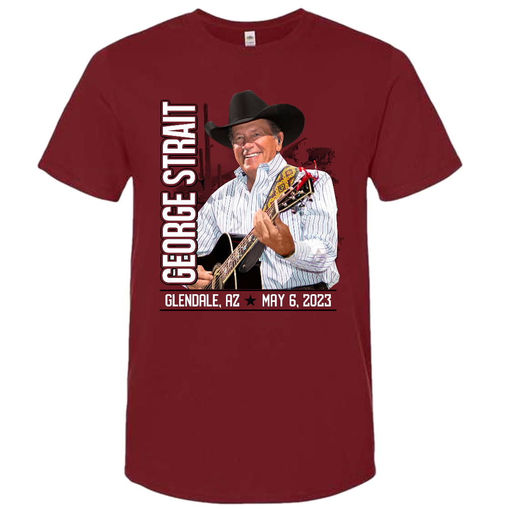 George Strait Red Glendale, Arizona Event Tee