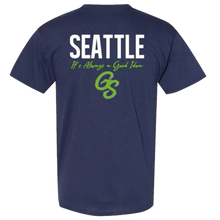 Load image into Gallery viewer, George Strait Navy Seattle, WA Event Tee
