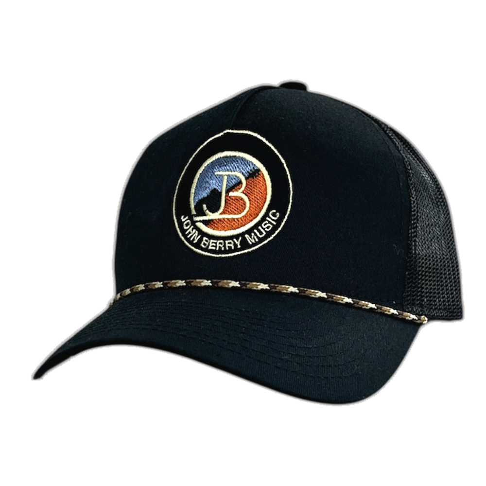 John Berry Black Circle Logo Ballcap