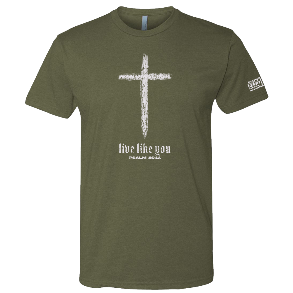 John Berry Military Green Live Like You Tee