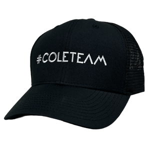 Julia Cole Black #COLETEAM Ballcap