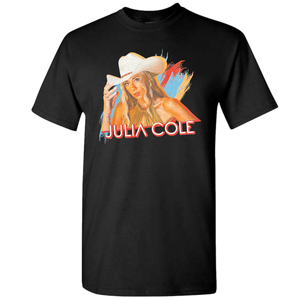 Julia Cole Black Face Tee