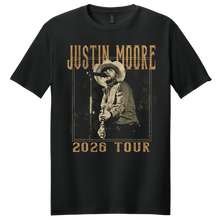 Load image into Gallery viewer, Justin Moore 2026 Photo Tour Tee
