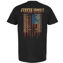 Load image into Gallery viewer, Justin Moore 2026 Faded Photo Tour Tee
