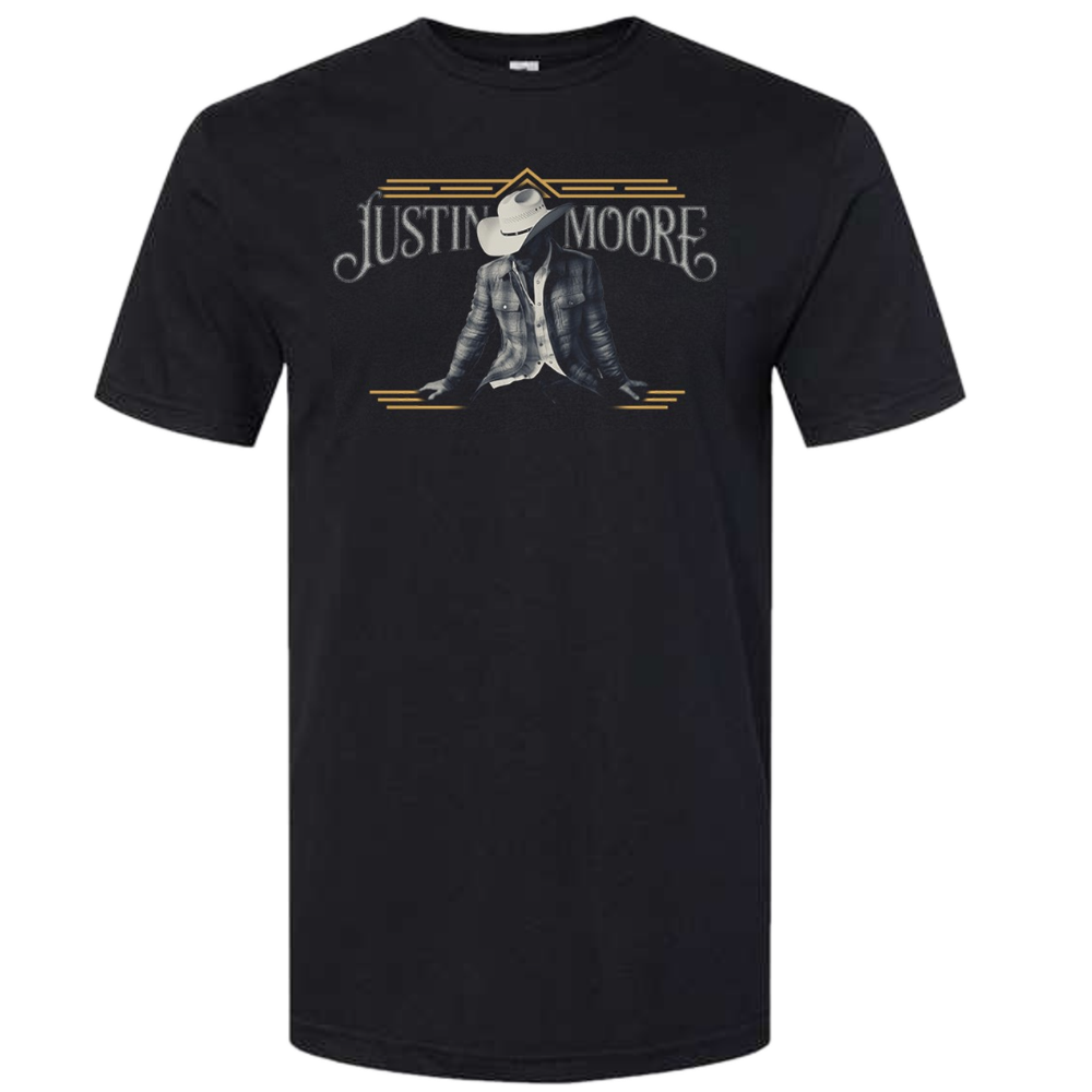 Justin Moore Black Stray Dog Tour Tee