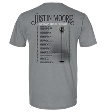 Load image into Gallery viewer, Justin Moore Gunmetal Stray Dog Tour Tee
