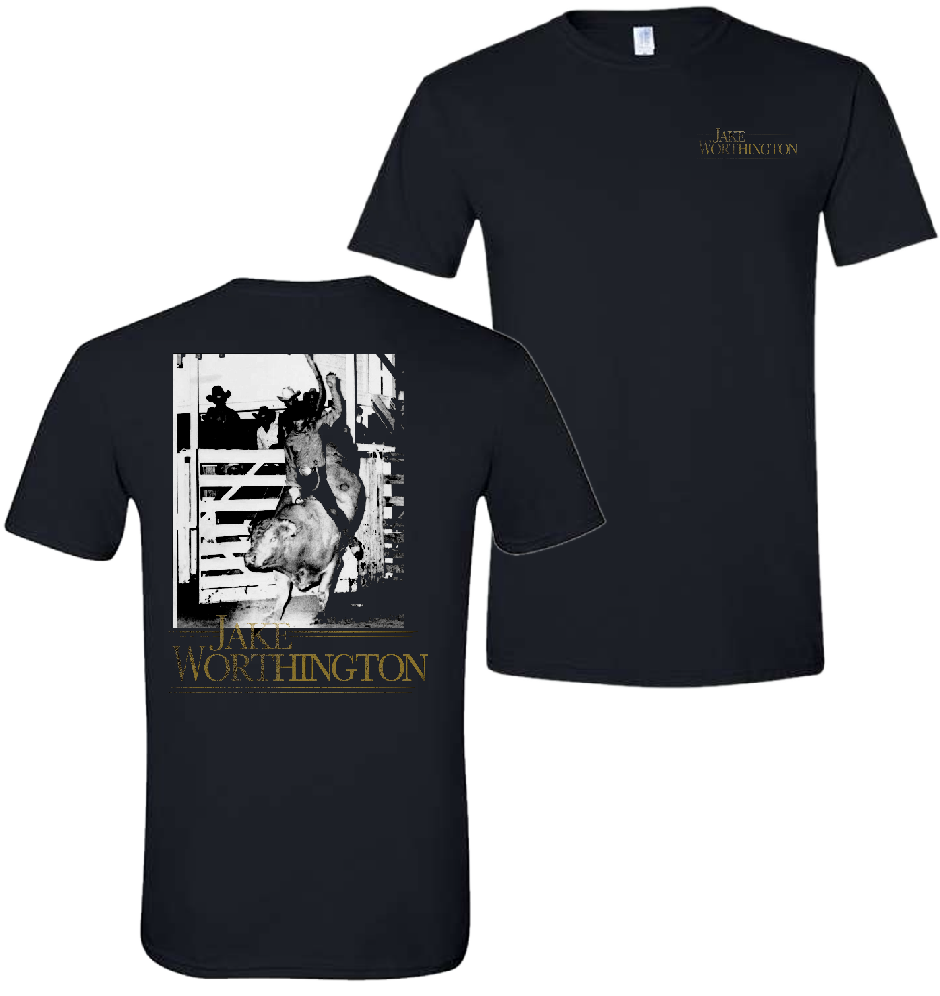 Jake Worthington Black Rodeo Tee