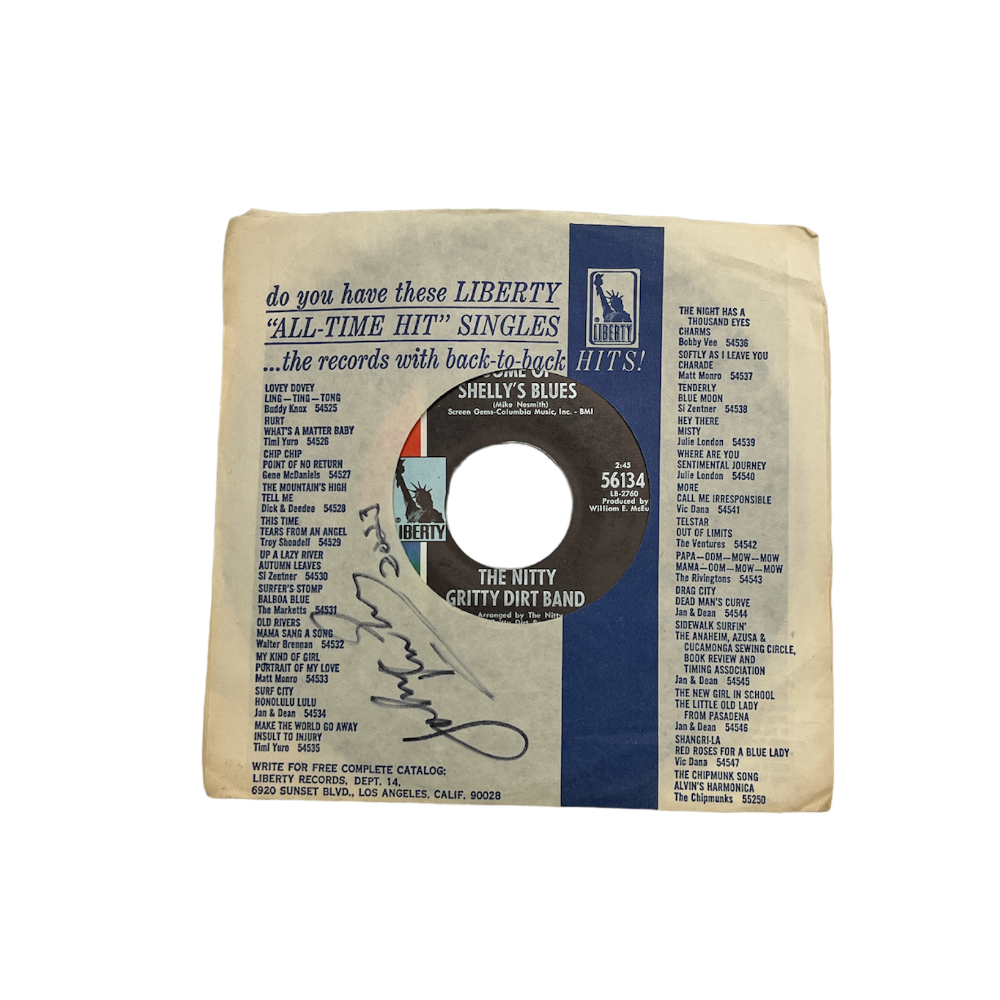 John McEuen 45 Vinyl- Some of Shelly’s Blues