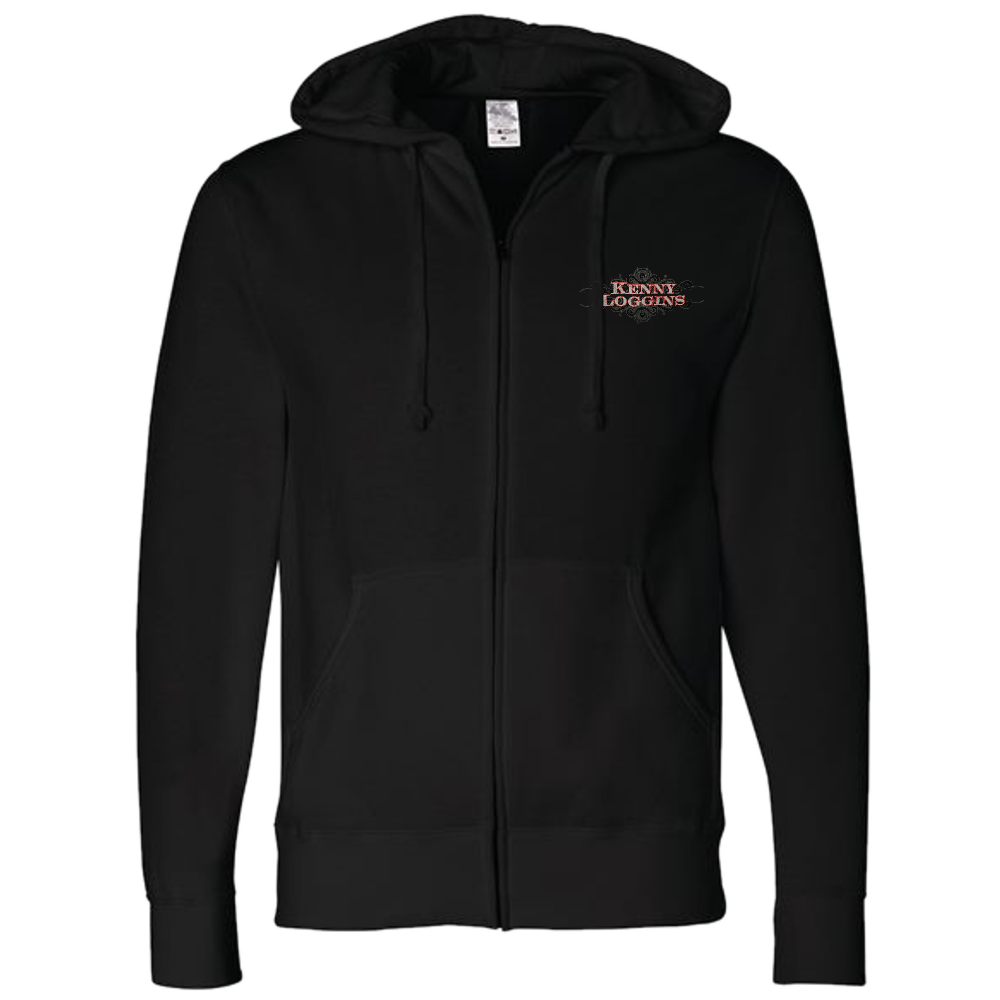 Kenny Loggins Black Zip Up Hoodie