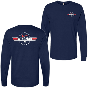 Kenny Loggins Long Sleeve Navy Wingman Tee