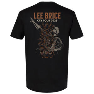 Lee Brice 2025 Cry Tour Tee