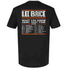 Load image into Gallery viewer, Lee Brice 2025 What You Know About That Tour Tee
