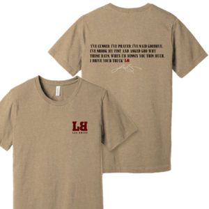 Lee Brice Heather Tan I Drive Your Truck Tee