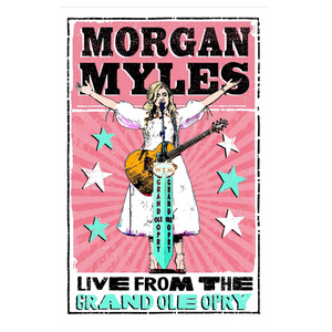 Morgan Myles Signed Opry Poster