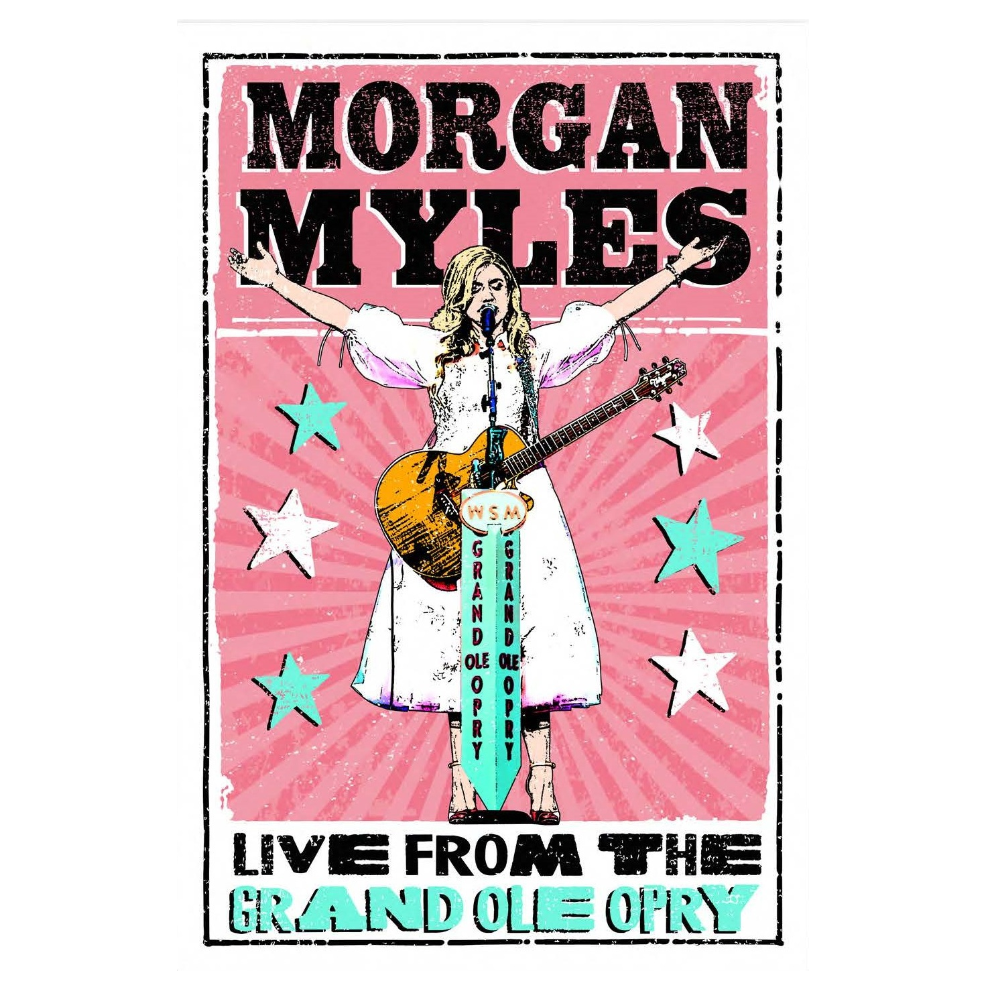 Morgan Myles Signed Opry Poster