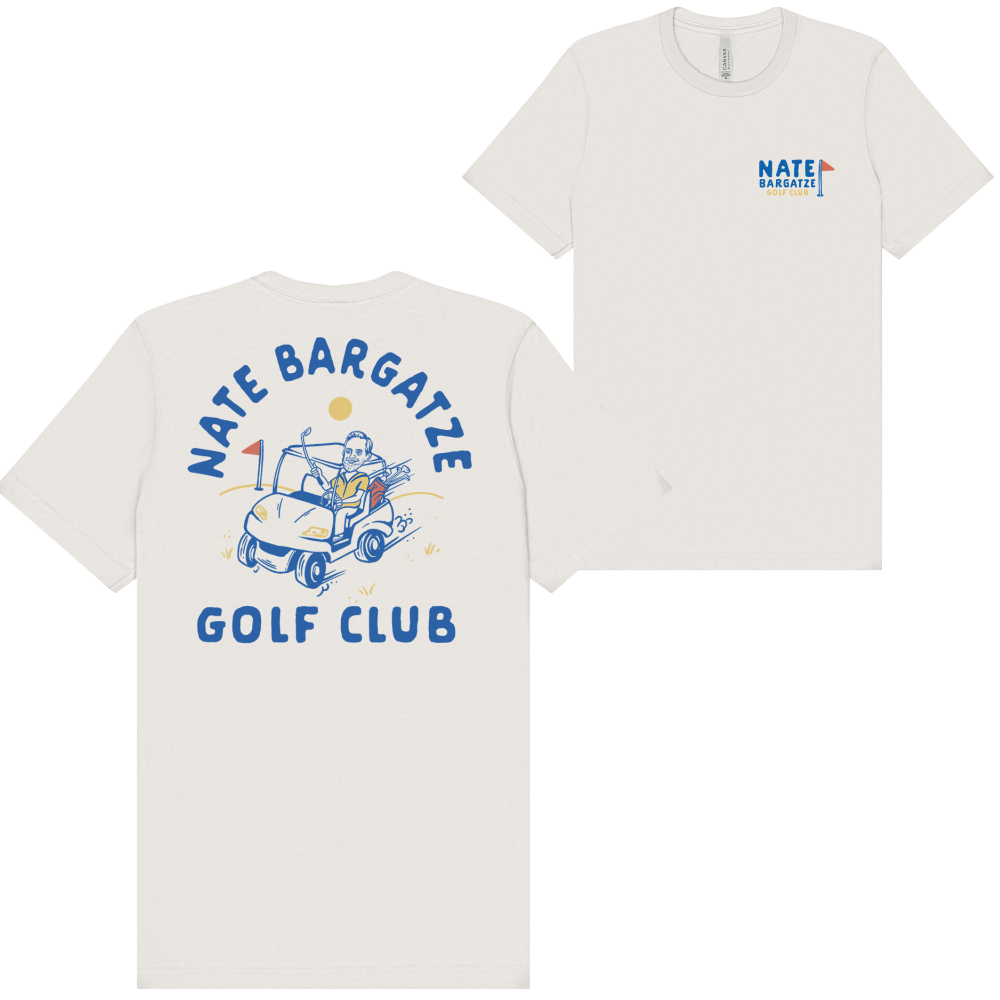 Nate Bargatze Golf Club Tee