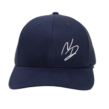 Load image into Gallery viewer, Nicotine Dolls Navy Ballcap
