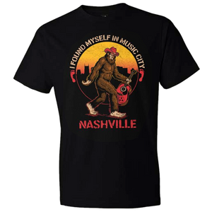 I Found Myself In Music City Bigfoot Tee