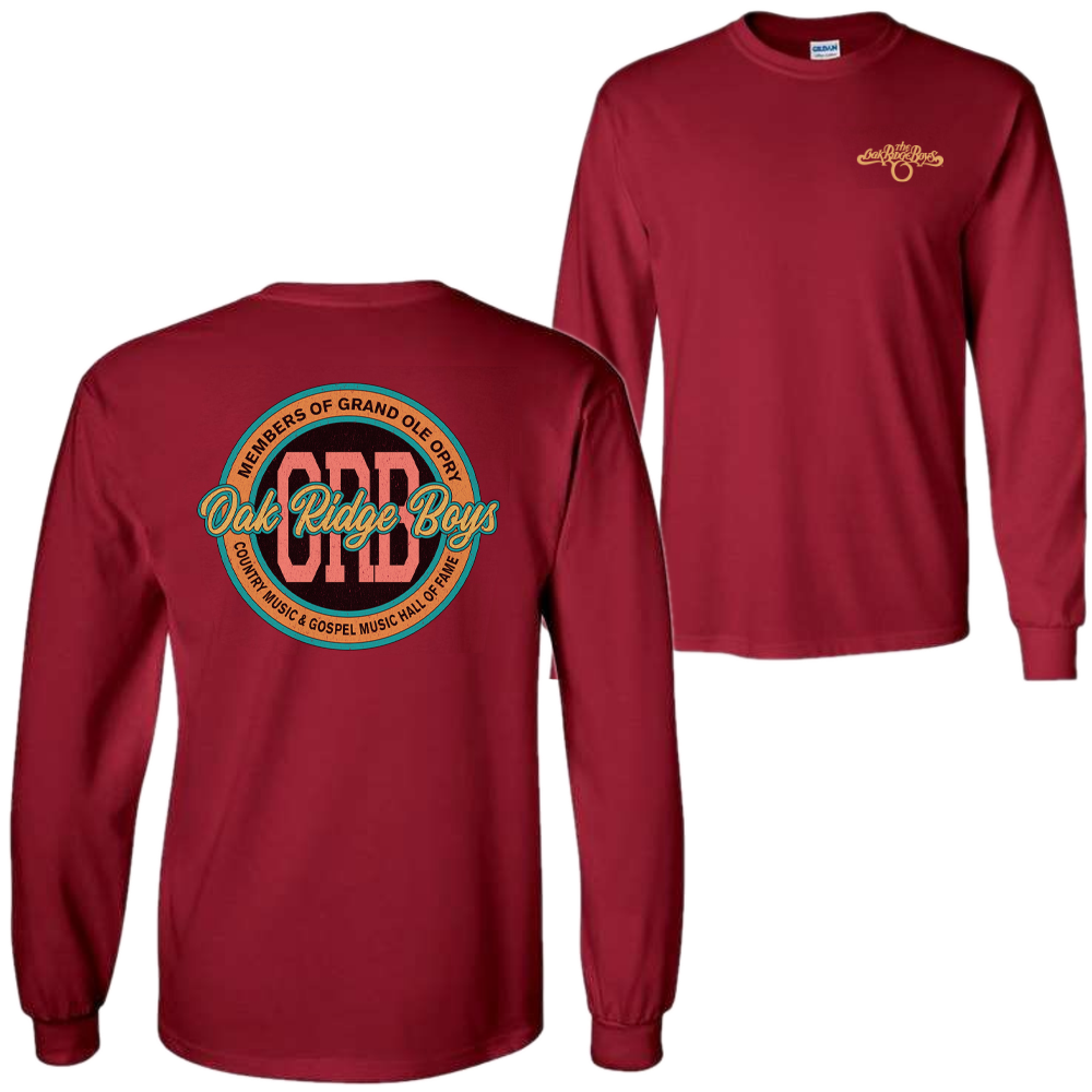 Oak Ridge Boys Long Sleeve Cardinal Tee