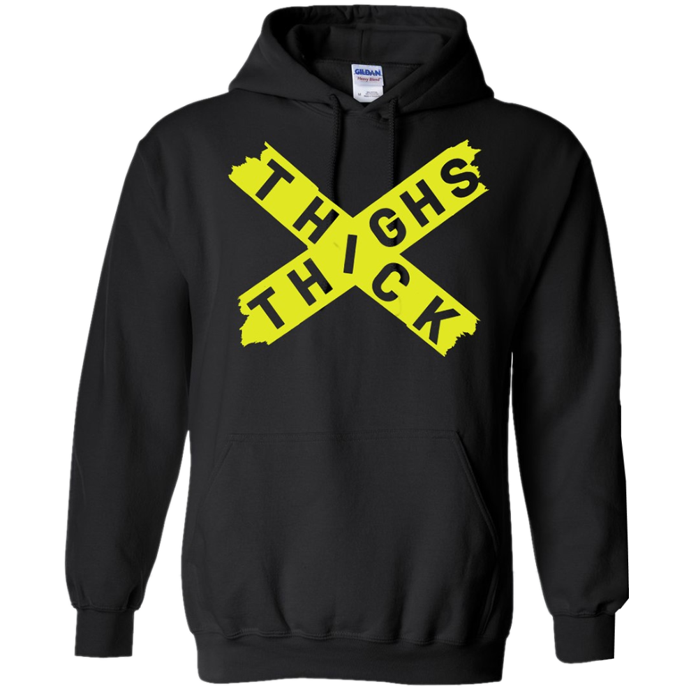 Priscilla Block Black Thick Thighs Pullover Hoodie
