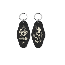 Load image into Gallery viewer, Presley &amp; Taylor Out of This Dodge Motel Room Keychain
