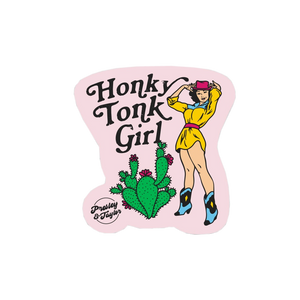 Presley & Taylor Honky Tonk Girl Sticker