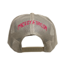 Load image into Gallery viewer, Presley &amp; Taylor Khaki Limited Edition Trucker Hat
