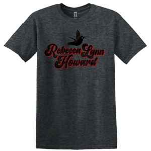 Rebecca Lynn Howard Dark Heather Grey Logo Tee