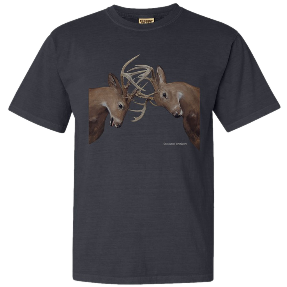 The Swon Brother Graphite Deer Tee